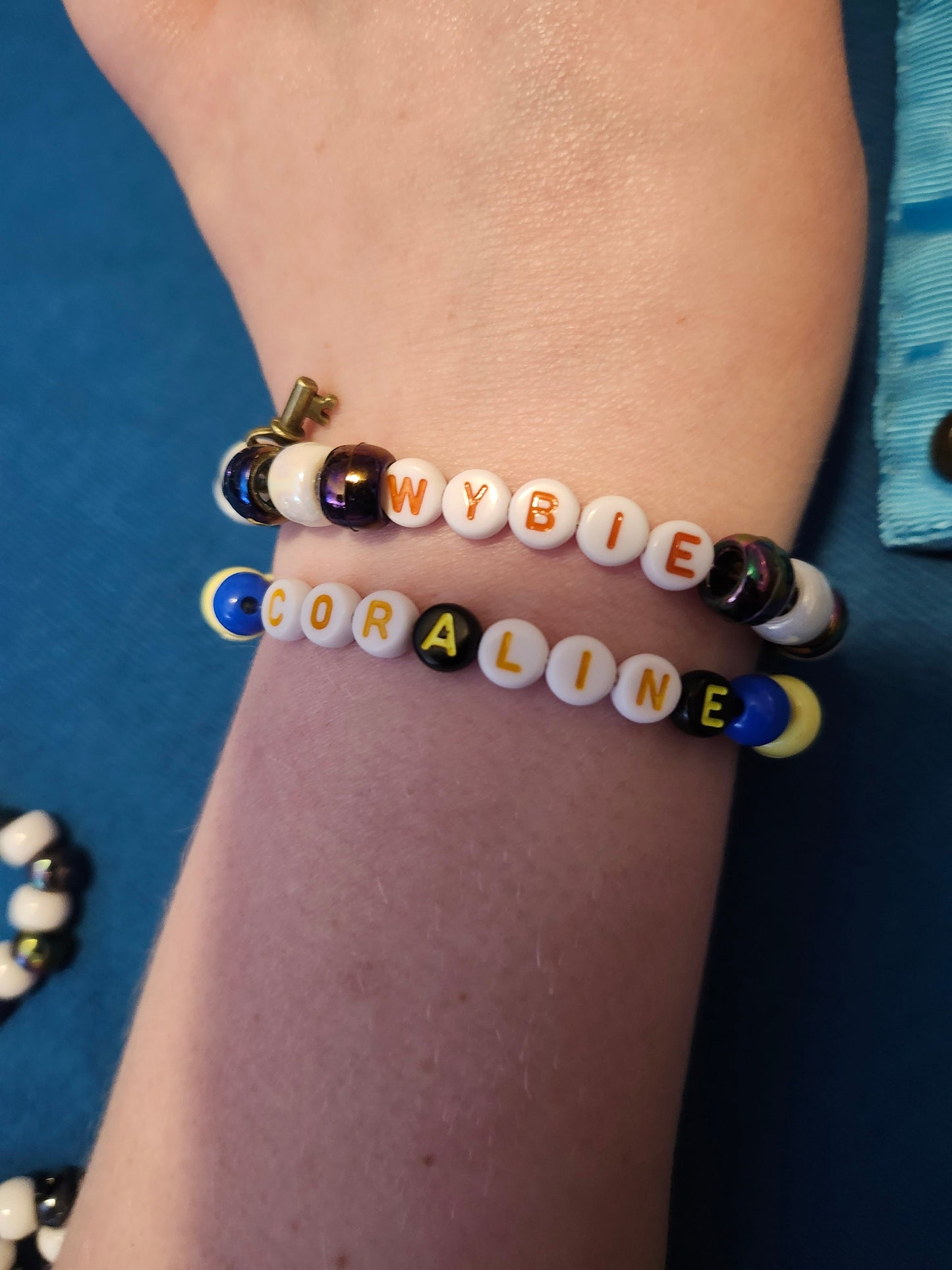 Coraline and Wybie Friendship Bracelets