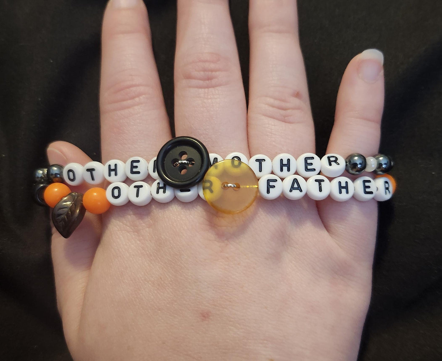 Coraline Other Mother and Other Father Bracelets